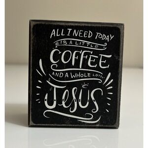 Home Decor: Wooden Box Sign with‎ Quote